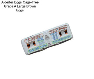 Alderfer Eggs Cage-Free Grade A Large Brown Eggs