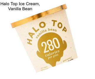 Halo Top Ice Cream, Vanilla Bean
