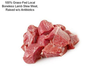 100% Grass-Fed Local Boneless Lamb Stew Meat, Raised w/o Antibiotics