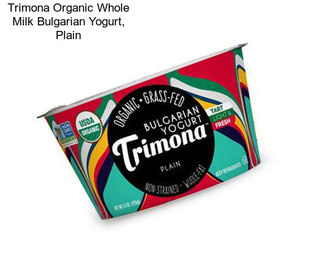Trimona Organic Whole Milk Bulgarian Yogurt, Plain