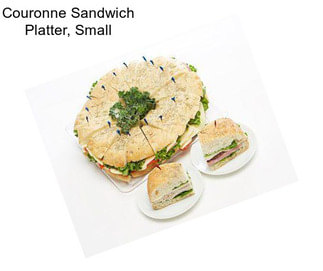 Couronne Sandwich Platter, Small