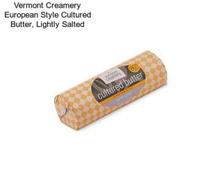 Vermont Creamery European Style Cultured Butter, Lightly Salted