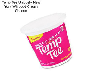 Temp Tee Uniquely New York Whipped Cream Cheese
