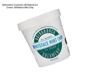 Adirondack Creamery All-Natural Ice Cream, Whiteface Mint Chip