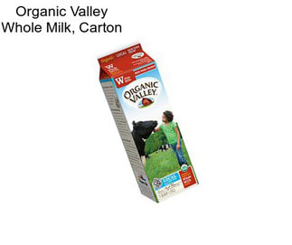 Organic Valley Whole Milk, Carton