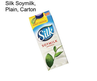 Silk Soymilk, Plain, Carton