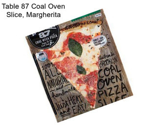 Table 87 Coal Oven Slice, Margherita