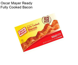 Oscar Mayer Ready Fully Cooked Bacon