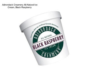 Adirondack Creamery All-Natural Ice Cream, Black Raspberry