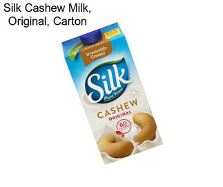 Silk Cashew Milk, Original, Carton