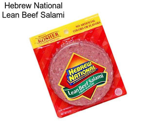 Hebrew National Lean Beef Salami