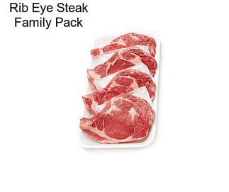 Rib Eye Steak Family Pack