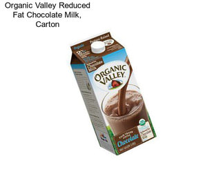 Organic Valley Reduced Fat Chocolate Milk, Carton