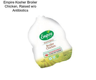 Empire Kosher Broiler Chicken, Raised w/o Antibiotics