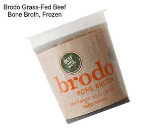 Brodo Grass-Fed Beef Bone Broth, Frozen