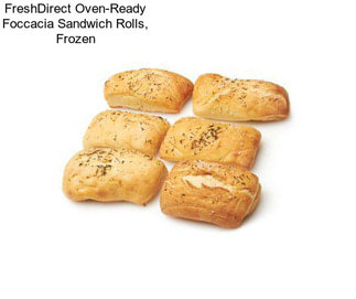 FreshDirect Oven-Ready Foccacia Sandwich Rolls, Frozen