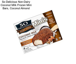 So Delicious Non-Dairy Coconut Milk Frozen Mini Bars, Coconut Almond