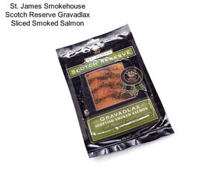 St. James Smokehouse Scotch Reserve Gravadlax Sliced Smoked Salmon