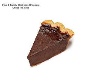 Four & Twenty Blackbirds Chocolate Chess Pie, Slice