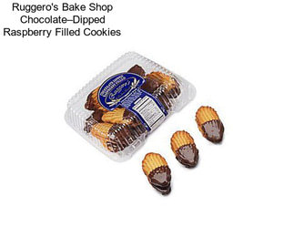 Ruggero\'s Bake Shop Chocolate–Dipped Raspberry Filled Cookies