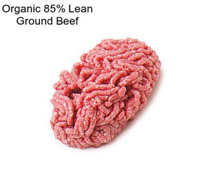 Organic 85% Lean Ground Beef