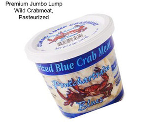 Premium Jumbo Lump Wild Crabmeat, Pasteurized