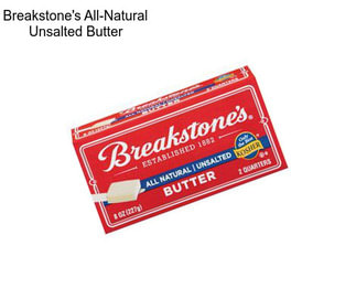 Breakstone\'s All-Natural Unsalted Butter