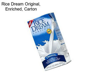 Rice Dream Original, Enriched, Carton