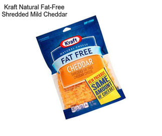 Kraft Natural Fat-Free Shredded Mild Cheddar