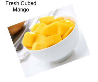 Fresh Cubed Mango