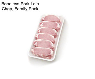 Boneless Pork Loin Chop, Family Pack