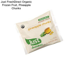 Just FreshDirect Organic Frozen Fruit, Pineapple Chunks