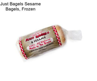 Just Bagels Sesame Bagels, Frozen