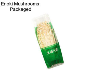 Enoki Mushrooms, Packaged