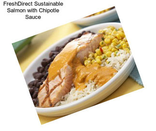 FreshDirect Sustainable Salmon with Chipotle Sauce