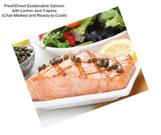 FreshDirect Sustainable Salmon with Lemon and Capers (Char-Marked and Ready-to-Cook)