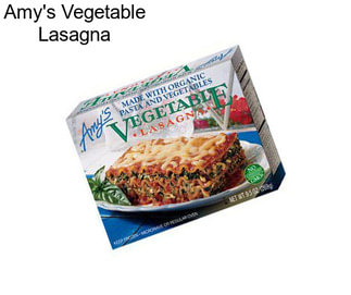 Amy\'s Vegetable Lasagna