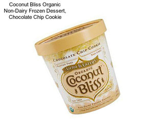 Coconut Bliss Organic Non-Dairy Frozen Dessert, Chocolate Chip Cookie