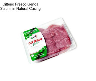 Citterio Fresco Genoa Salami in Natural Casing