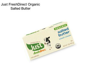 Just FreshDirect Organic Salted Butter