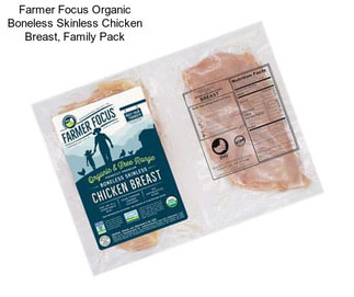 Farmer Focus Organic Boneless Skinless Chicken Breast, Family Pack