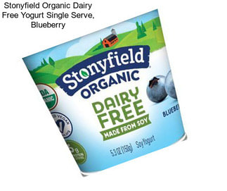 Stonyfield Organic Dairy Free Yogurt Single Serve, Blueberry