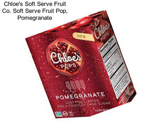 Chloe\'s Soft Serve Fruit Co. Soft Serve Fruit Pop, Pomegranate