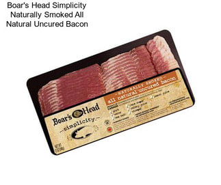 Boar\'s Head Simplicity Naturally Smoked All Natural Uncured Bacon