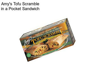 Amy\'s Tofu Scramble in a Pocket Sandwich