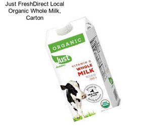 Just FreshDirect Local Organic Whole Milk, Carton