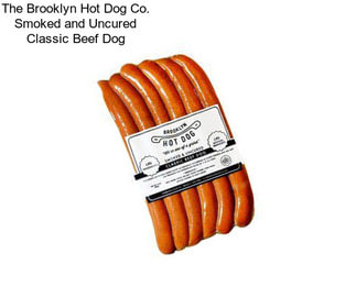 The Brooklyn Hot Dog Co. Smoked and Uncured Classic Beef Dog