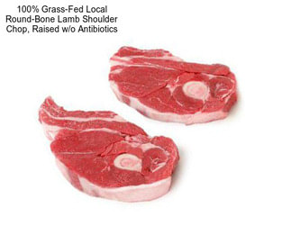 100% Grass-Fed Local Round-Bone Lamb Shoulder Chop, Raised w/o Antibiotics