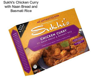 Sukhi\'s Chicken Curry with Naan Bread and Basmati Rice