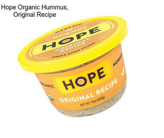 Hope Organic Hummus, Original Recipe